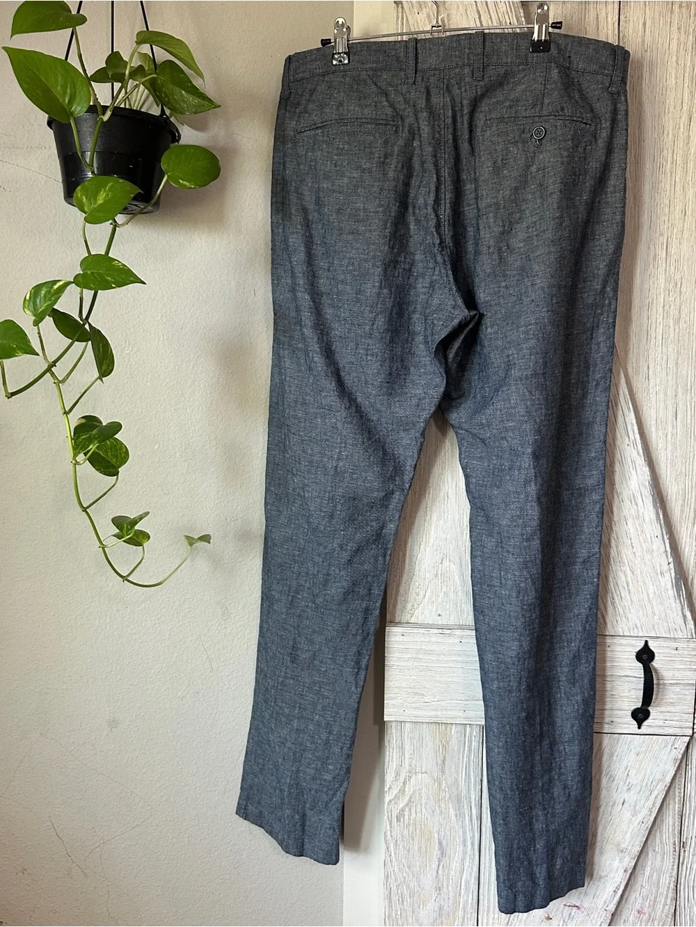 J. Crew The Sutton Men’s LINEN Straight Leg Trouser
